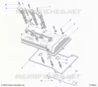 ENGINE, TAPA DE LA VÃLVULA &amp; SPARK PLUGS