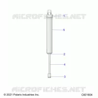 SUSPENSION, SHOCK TRASERO TRACK