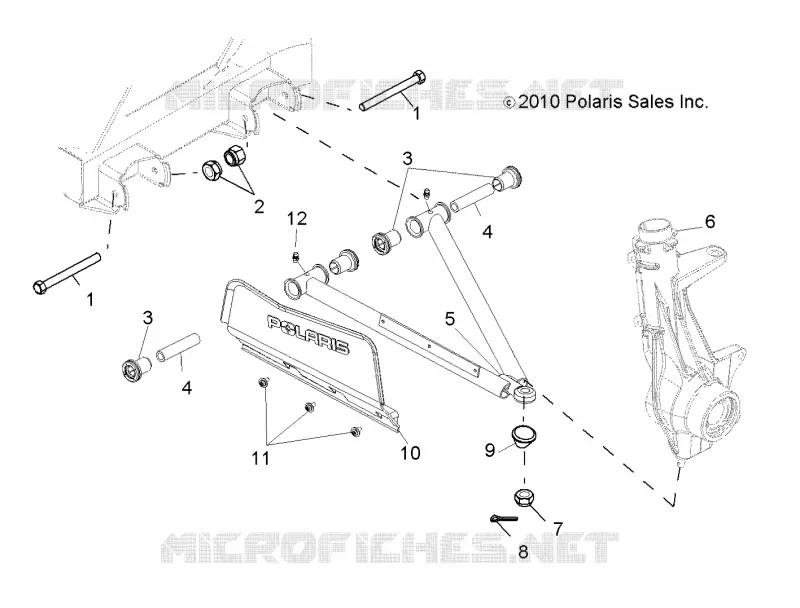SUSPENSION, A-ARM and PUNTAL MOUNTING