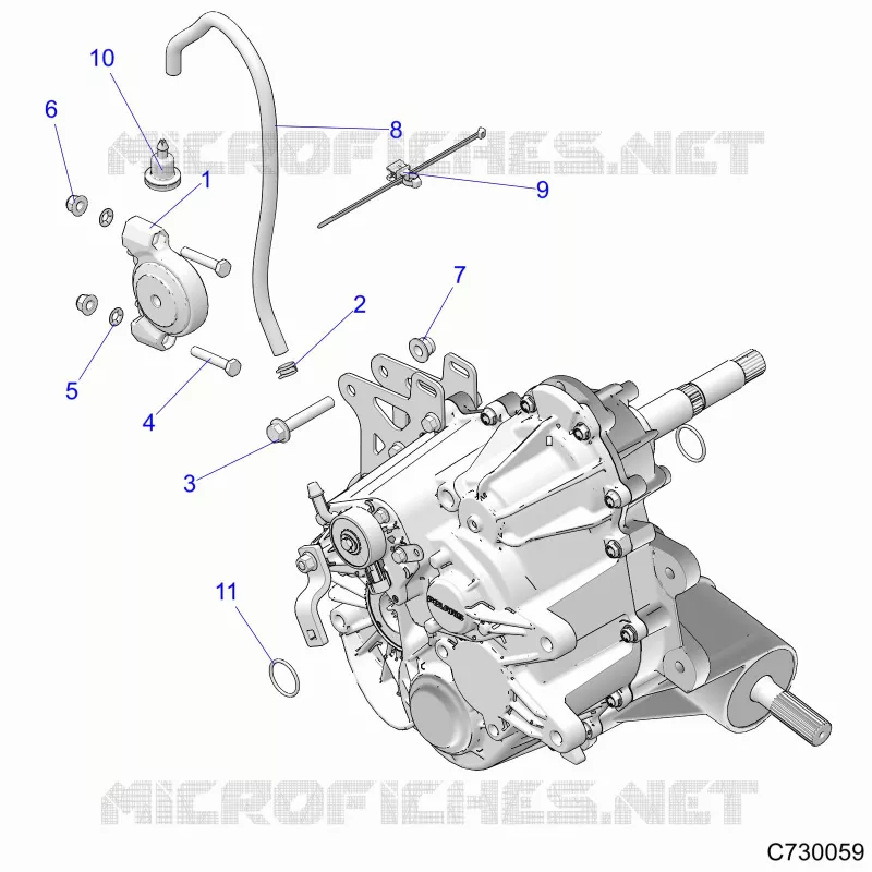 TREN, MAIN GEARCASE MOUNTING