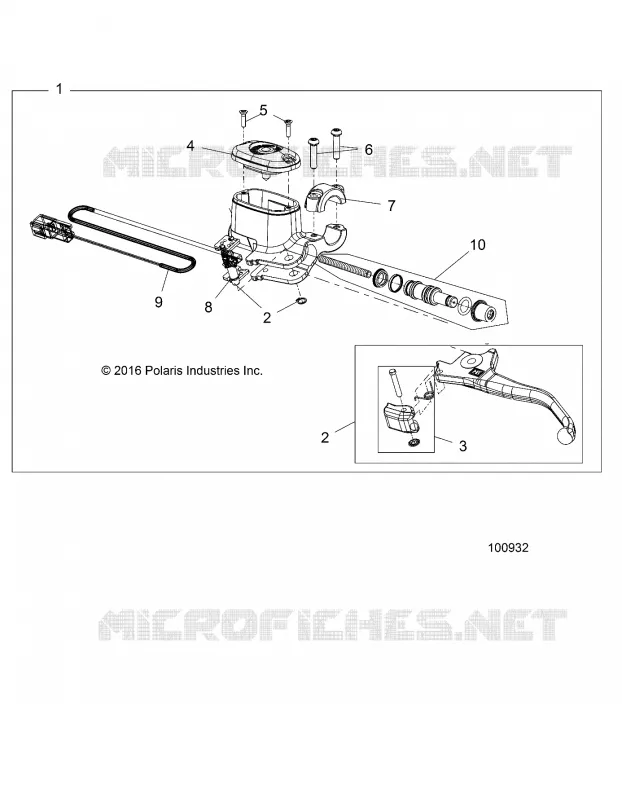 BRAKES, FRONT BRAKE LEVER AND CILINDRO MAESTRO