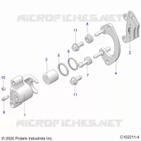 BRAKES, PINZA FRENO TRASEIRA