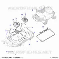ENGINE, SISTEMA DE REFRIGERACIÃ“N, FANS AND SHROUDS