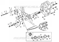 CAJA DE ENGRANAJES/FRENO and cubierta de la cadena MOUNTING XPLORER 300 W98CC28C (4945264526C006)