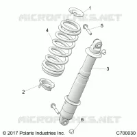 SUSPENSION TRASERA SHOCK MOUNTING