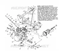 MONTAJE DEL MOTOR Sportsman 4x4 W958040 (4930403040A010)