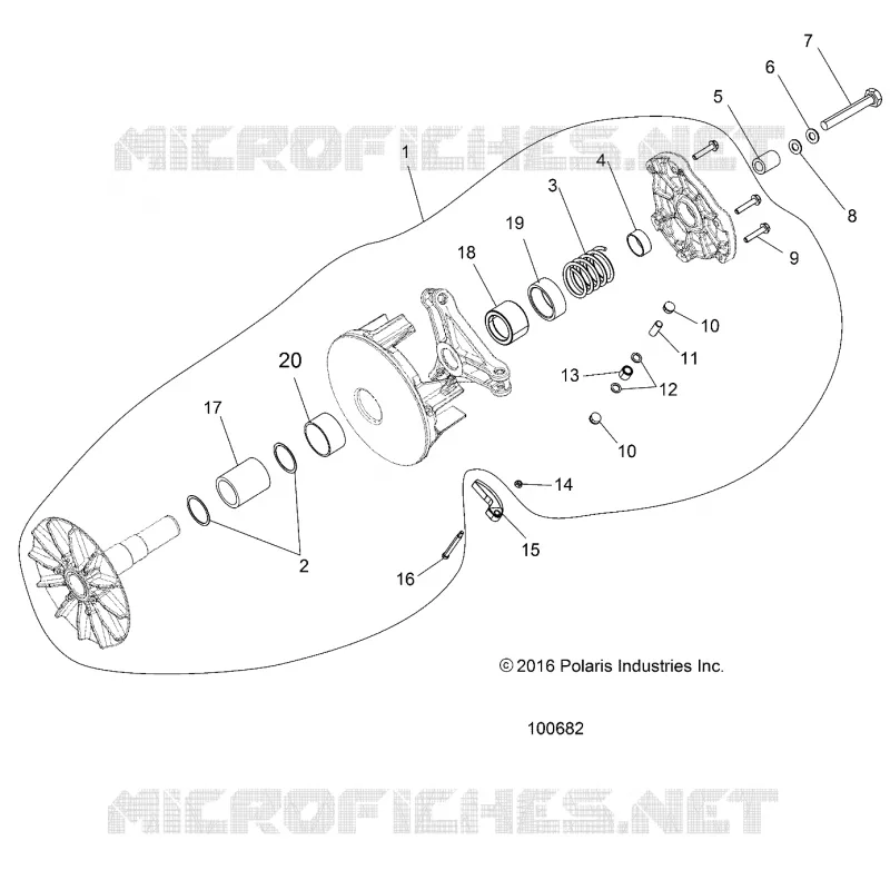 TREN, PRIMARY CLUTCH