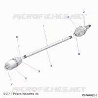 TREN, HALF SHAFT, FRONT