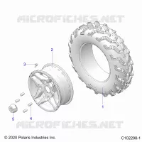 RUEDAS, FRONT TIRE