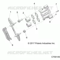 BRAKES, PINZA TRASERA