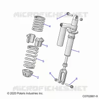 SUSPENSION, CHOQUE FRONTAL MOUNTING