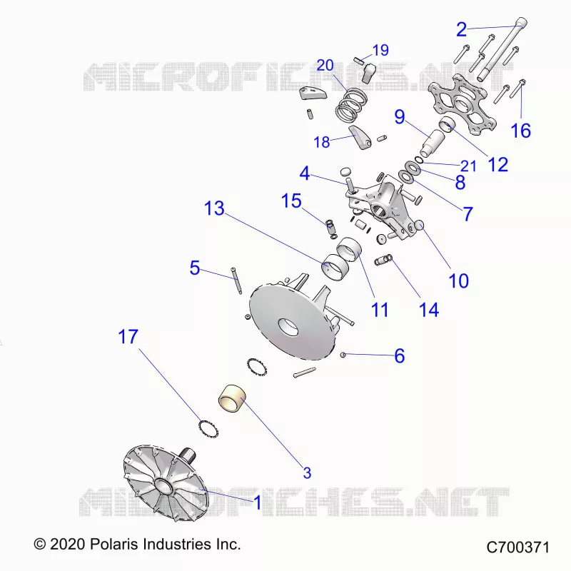 TREN, PRIMARY CLUTCH
