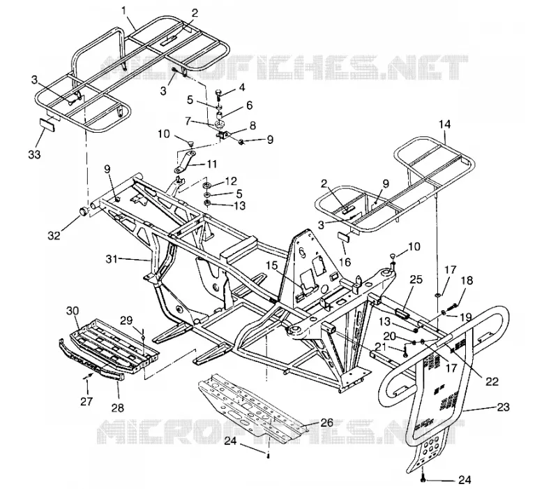 PARACHOQUES / TRANSPORTIN MOUNTING MAGNUM 2X4 W957544 (4926852685A008)
