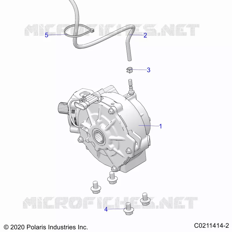 TREN, FRONT GEARCASE MOUNTING