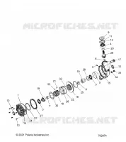 TREN, FRONT GEARCASE INTERNALS