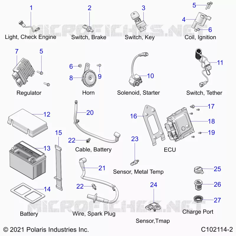 ELECTRICA, COMPONENTS