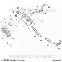 TREN, CLUTCH COVER AND DUCTING