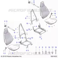 ASIENTO AND SEAT BELT MOUNTING