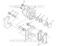 MONTAJE DE FRENO DELANTERA 250 4x4 / W928127 (4922872287C006)