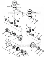 PISTÓN Y CIGÜEÑAL WIDETRAK GT 0942061 (49261126110031)