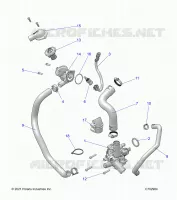 MOTOR, WATERPUMP AND BYPASS
