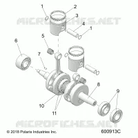 ENGINE, PISTON AND CIGUEÑAL
