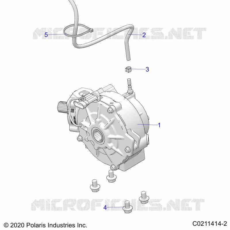TREN, FRONT GEARCASE MOUNTING