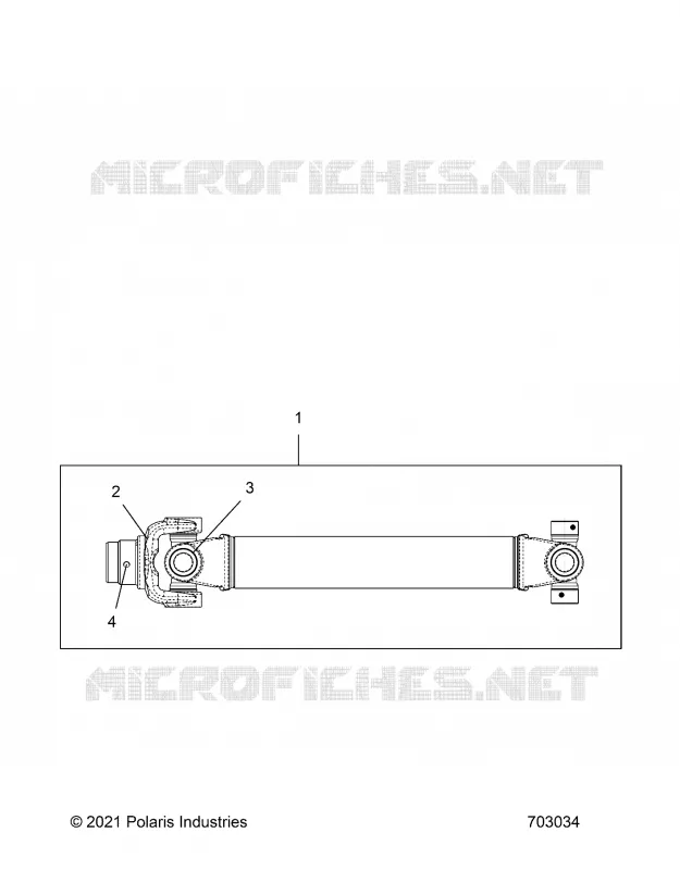 TREN, PROP SHAFT,REAR