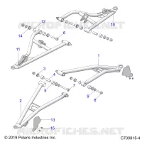 SUSPENSIÃ“N DELANTERA CONTROL ARMS