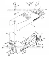 ASIENTO Y TANQUE DE GAS 440 LC 0972760 (4938353835A006)