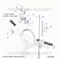 MOTOR, THROTTLE CONTROL ASM.