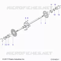 SUSPENSION TRASERA AXLE