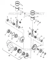 PISTÓN Y CIGÜEÑAL 440 LC 0972760 (4938353835C007)