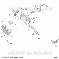 TREN, CLUTCH COVER AND DUCTING