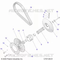 TREN, SECONDARY CLUTCH/BELT