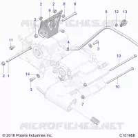 TREN, MAIN GEARCASE MOUNTING