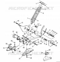 El balanceo del brazo y CHOQUE 2x4 400L W947540 (4926752675B009)