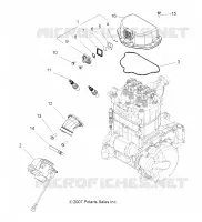 MOTOR, MONTAJE DEL CUERPO DEL ACELERADOR