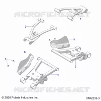 SUSPENSION TRASERA CONTROL ARMS