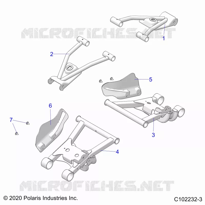 SUSPENSION TRASERA CONTROL ARMS