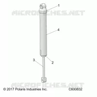 SUSPENSION, CHOQUE, REAR TRACK