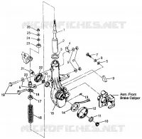 puntal delantero Magnum 4x4 W968144 and  Swedish Magnum 4x4 S968144 (4936053605B004)