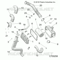 ENGINE, TOMA DE AIRE SYSTEM