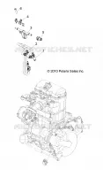 MOTOR, INYECTOR DE COMBUSTIBLE