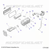 ENGINE, TOMA DE AIRE SYSTEM