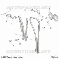 LA CADENA DE LEVAS AND TENSIONER