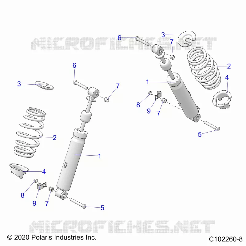SUSPENSION, CHOQUE FRONTAL