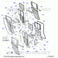 PUERTAS, REAR, CRANK