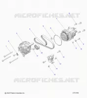 ENGINE, ALTERNADOR AND COMPRESSOR