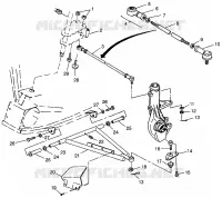 Wishbones BIG BOSS 6X6 400L W97AE38A (4940814081B011)
